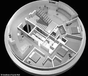 打造一个拥有14层空间的"末日地堡式"豪华地下公寓,以供富豪们在遭遇