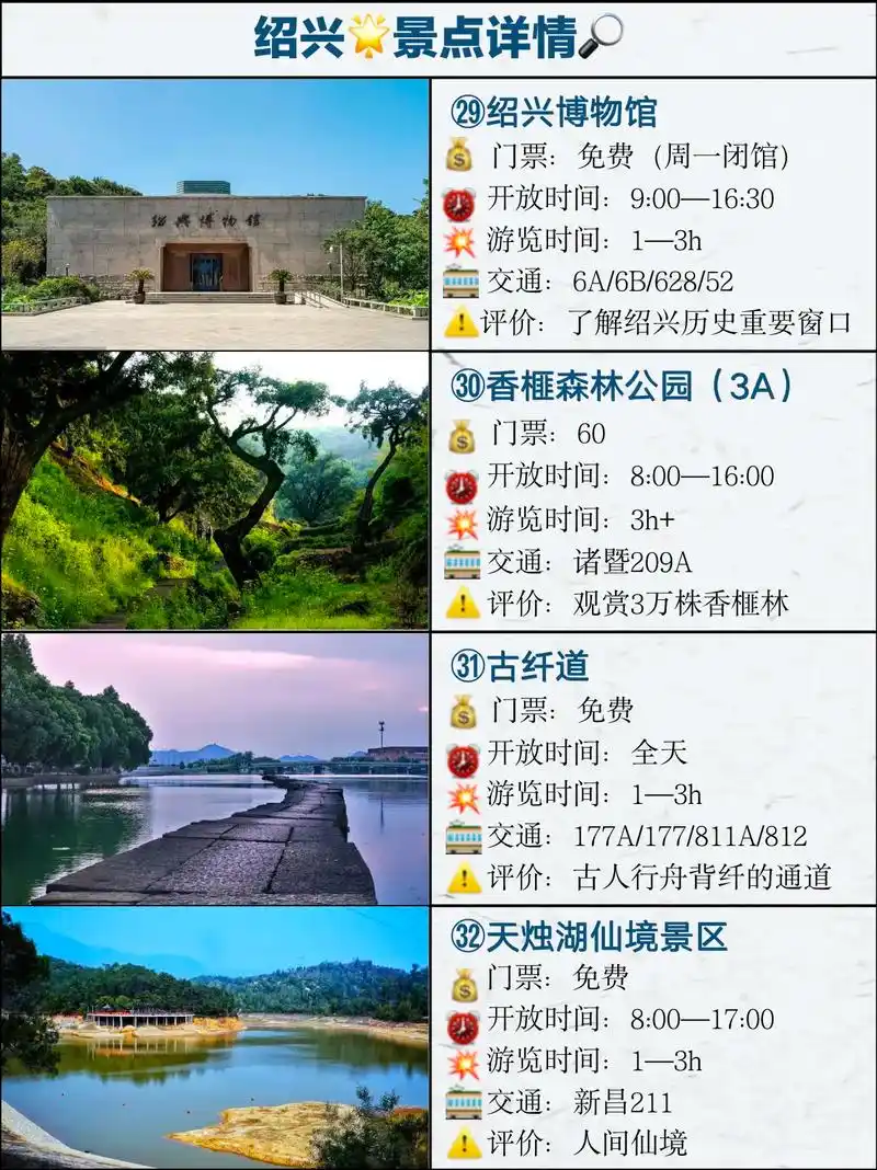 上热门97 浙江绍兴旅游景点介绍&玩法攻略17 - 抖音