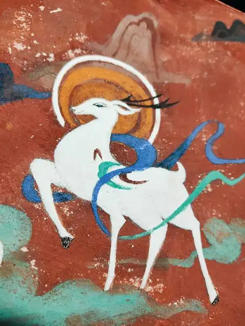 《九色鹿》临摹