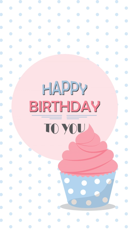 可爱生日背景psd分层h5背景素材