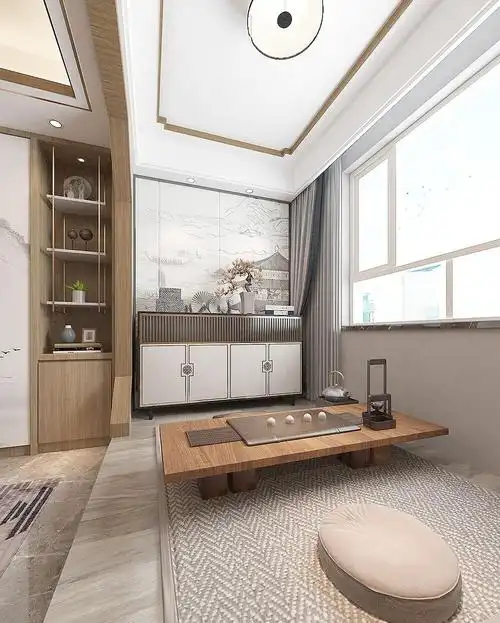 新中式禅意风格装修效果图(新中式风格装修效果图)