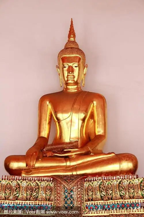 金佛像-卧佛寺,曼谷,泰国