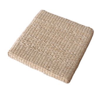 日式蒲团打坐禅坐垫  方形蒲团坐垫榻榻米垫手工草编夏