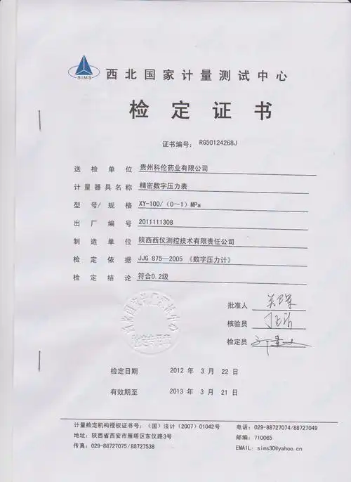 xy-100精密数字压力表