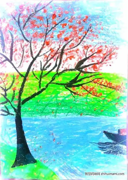 《画春天》青少年儿童绘画作品征集活动一等奖 - 元艺考