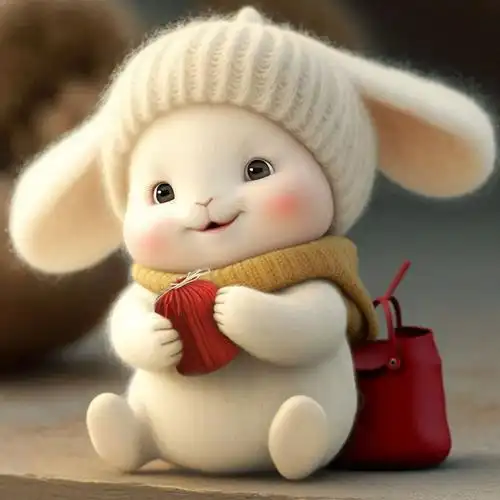 可爱软萌的兔子头像