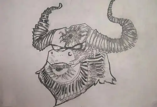 少儿书画作品-牛头/儿童书画作品牛头欣赏_中国少儿美术网