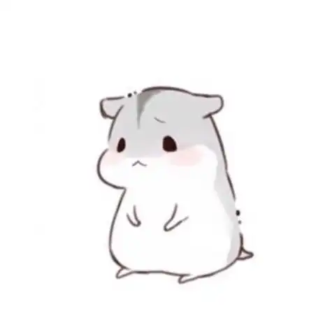 动漫卡通头像简约可爱小仓鼠