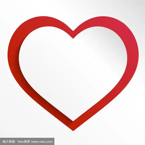 彩色的心矢量图形模板插图孤立在白色的背景.爱的象征.情人节