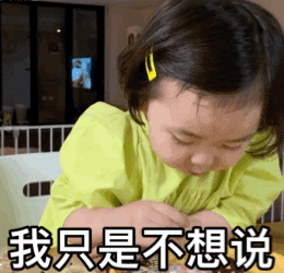 萌娃黄夏温我只是不想说套路呆萌可爱gif动图_动态图_表情包下载_soo