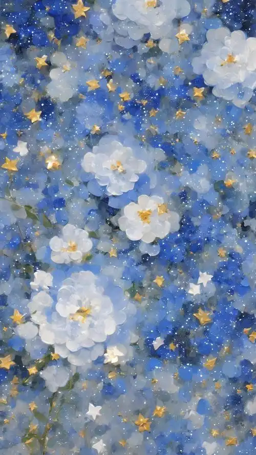 蓝色星空壁纸浪漫唯美必备✨