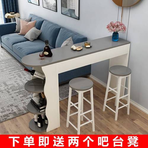 小户型吧台桌家用简约现代客厅玄关小吧台沙发边几餐厅轻奢隔断柜