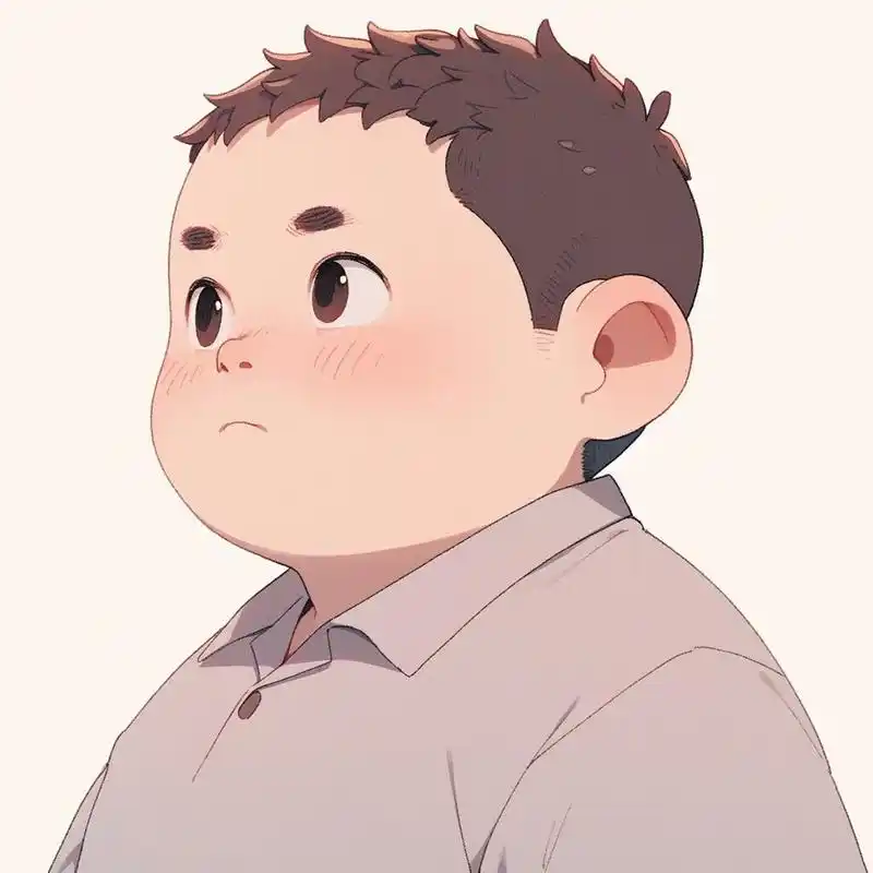 胖胖男生的小头像!艾特出来他! 胖胖男生的专属头像!