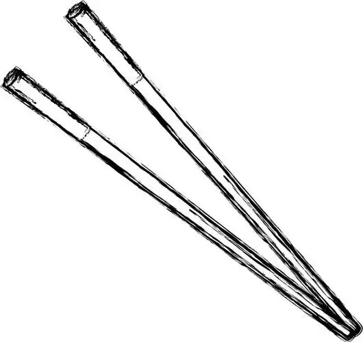 筷子,自然,晚餐,健康食物,食品正版矢量图素材下载