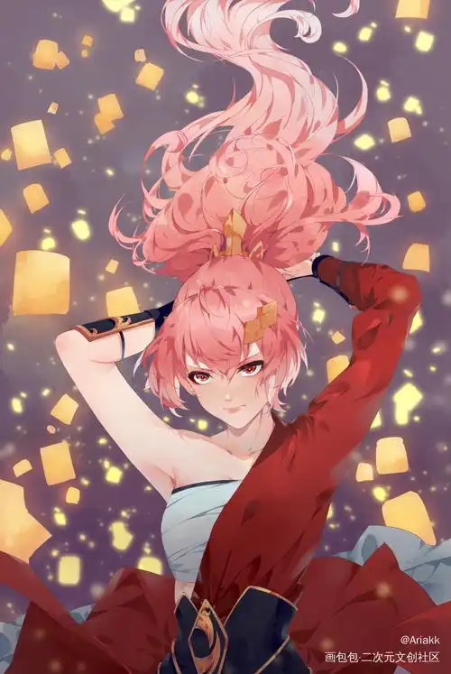 王者花木兰解开头发的一刻