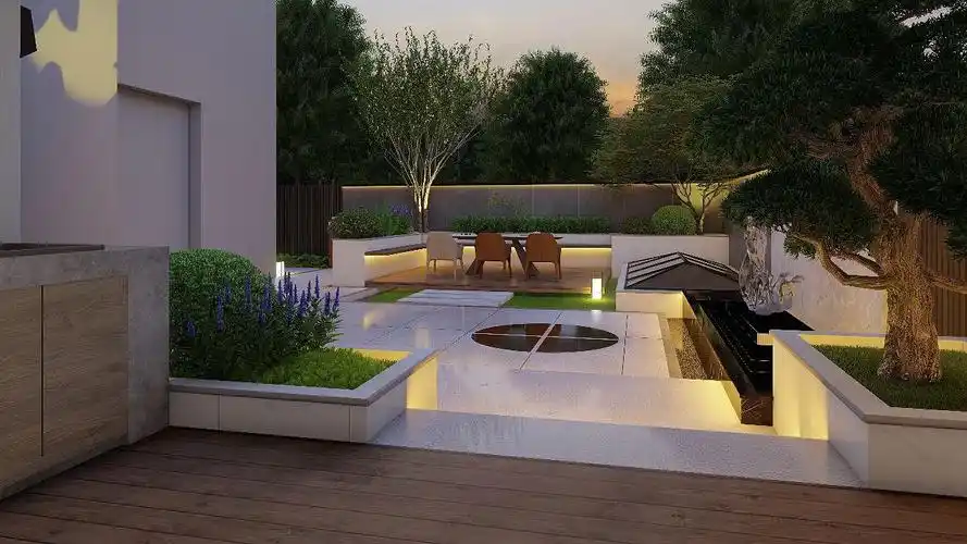 庭院景观设计/效果图 花园设计/阳台/空中花园