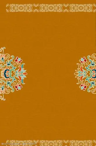 矢量传统民族风花纹边框背景