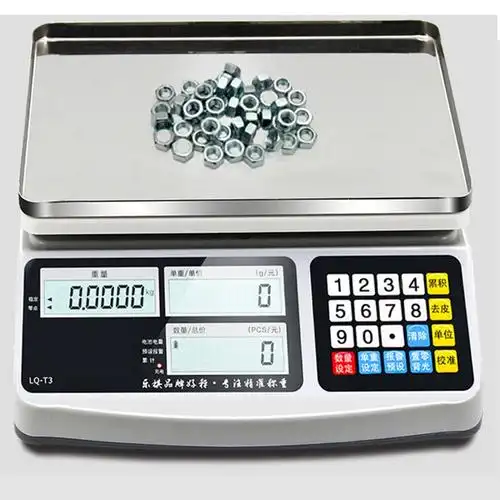 回固高精度电子秤01g电子计数秤克秤精准精密称重电子称商用工业台秤