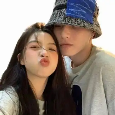 超火ins情侣头像高清小众图片唯美情侣真人高清微信头像大全