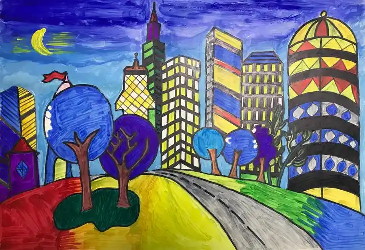 城市的夜晚如此绚烂多彩