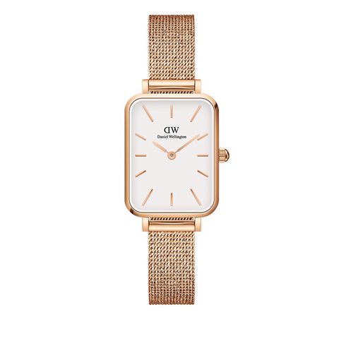 丹尼尔惠灵顿(danielwellington)dw手表女表金色钢带全新小方表简约白