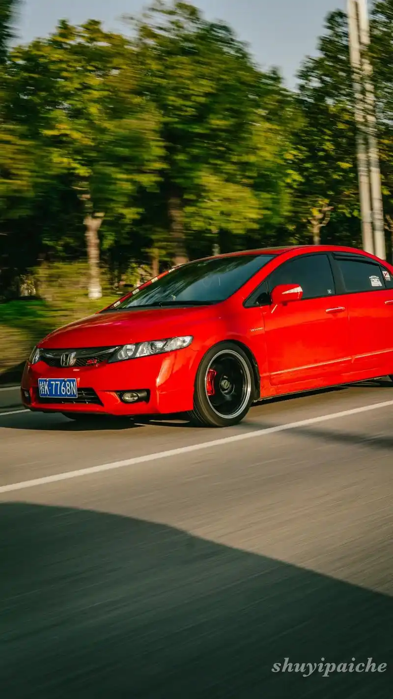 汽车摄影 #汽车壁纸 #jdm  本田最乖系列-八代思域 - 抖音