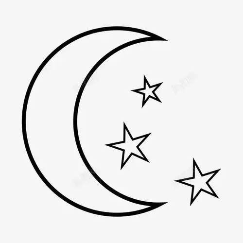 com 冬天 夜晚 天气 天气图标 天空 星星 月亮 气候 气象学 睡眠 预报