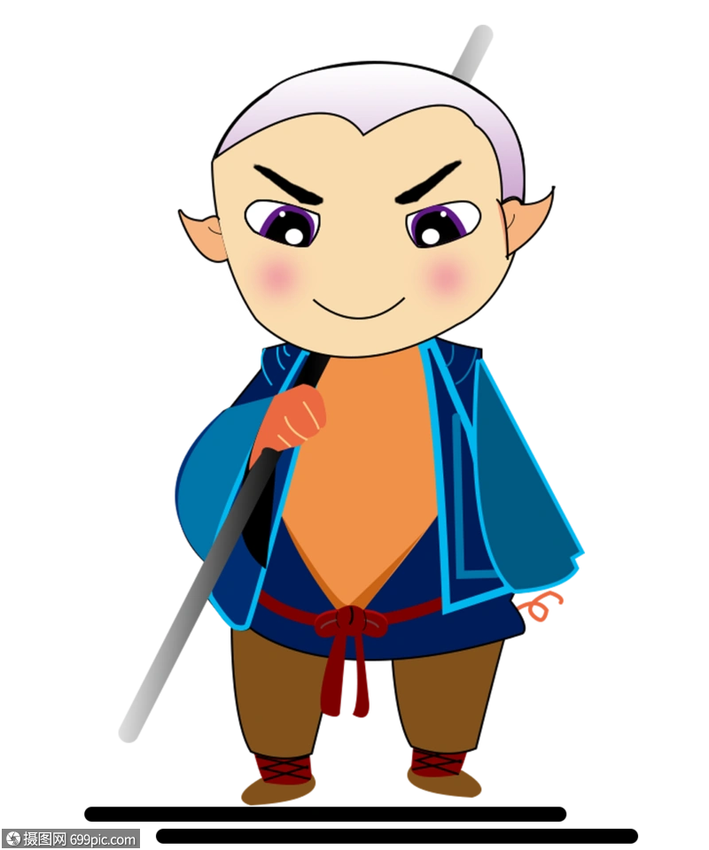 拟人卡通十二生肖猪动物素材