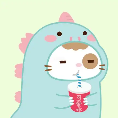 可爱头像04呆萌小恐龙_小恐龙_头像_卡通头像_发现一只小恐龙_素材