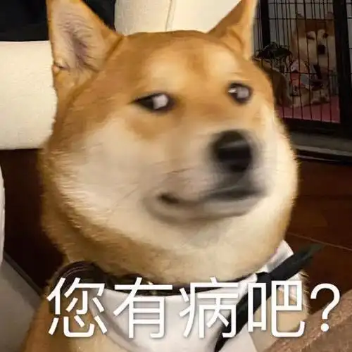 萌宠汪星人你有病吧生气呆萌可爱gif动图_动态图_表情包下载_soogif