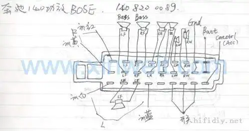 求助bose功放接线方式
