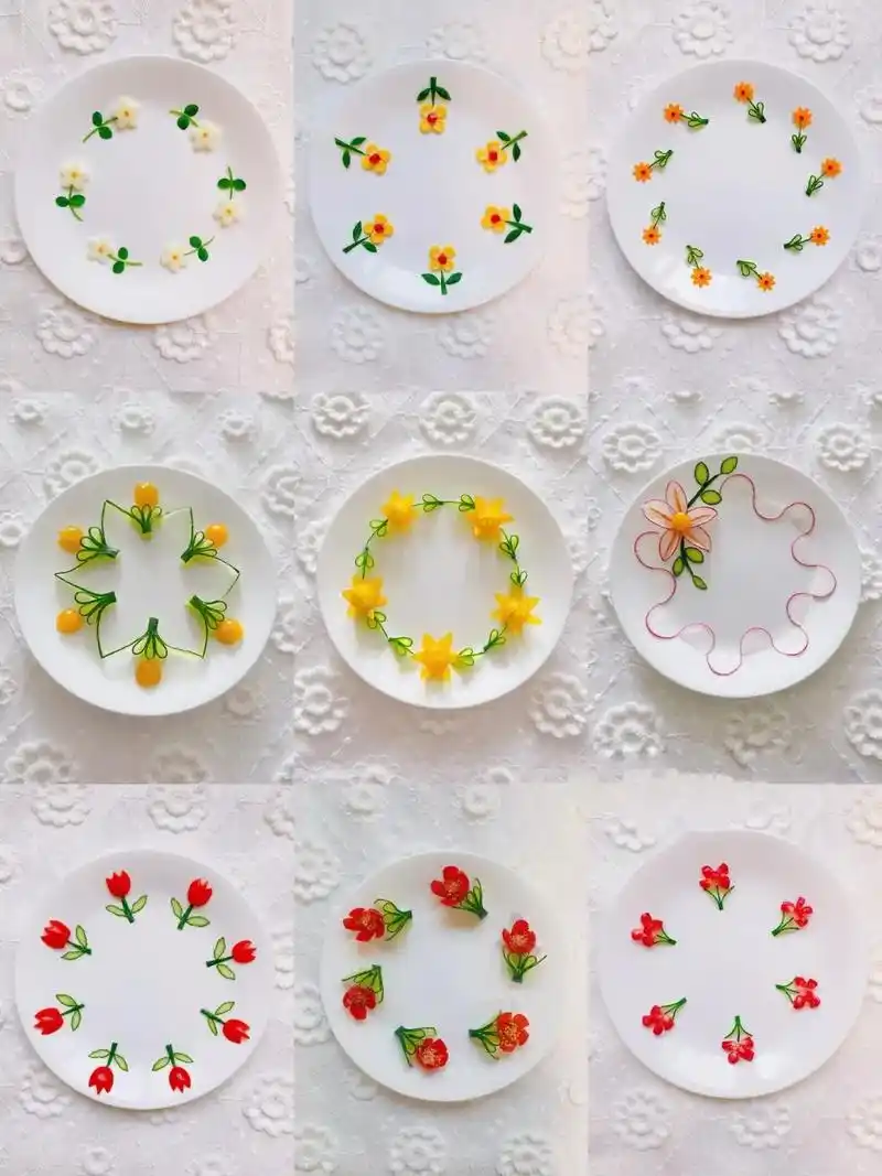 仪式感满满的摆盘装饰!年夜饭菜盘上必备哦