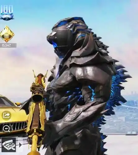 吃鸡新皮肤哥斯拉被玩家玩出花样这圆圆的脸蛋被萌坏了