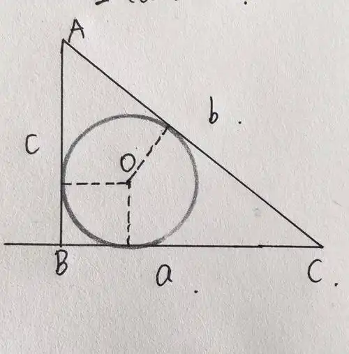 三角形内切圆面积怎么算?