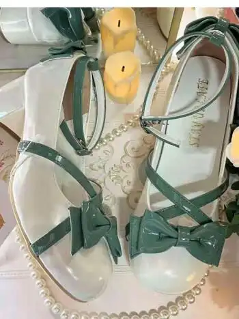 【高端轻奢】洛丽塔名媛限定lolita药师色法式优雅中跟学生洛丽塔可