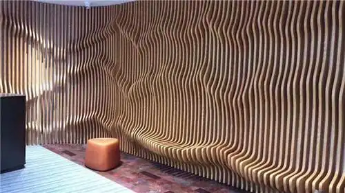 酒店门口墙面5080铝格栅图案城市大管小管铝格栅形象墙