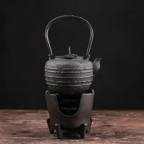 山本堂 日本原装进口炭炉蜂窝小碳炉铁壶炭火炉家用铁炉铸铁炉 蜂窝小