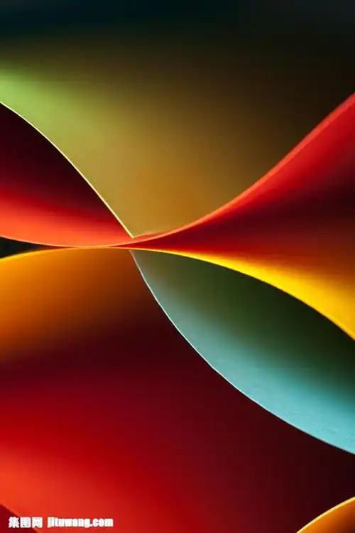 七彩立体曲线背景图片素材下载(图片id:686843)_-底纹背景-图片素材