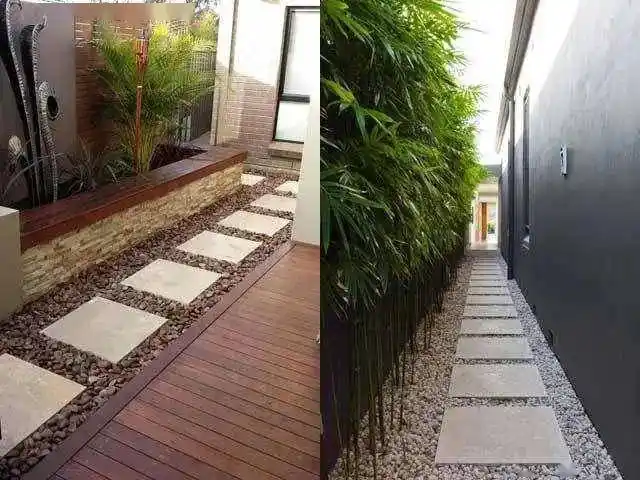 鹅卵石铺院子没想到竟能这么美