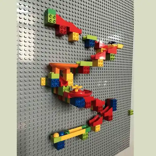 英皇包邮大颗粒积木墙 积木墙壁儿童幼儿园早教积木墙面建构拼插