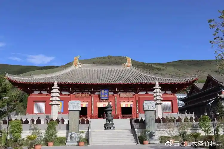 竹林动态五台山大圣竹林寺僧众遵照佛制结夏安居
