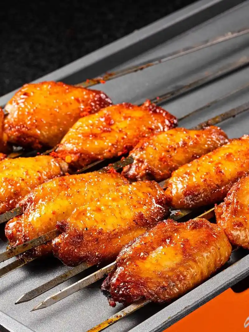 烤鸡翅:鸡翅也烤得不