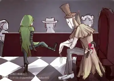 收集   点赞  评论  第五人格 #杰佣#花式捆绑play(Ⅲ)(园丁,你表情