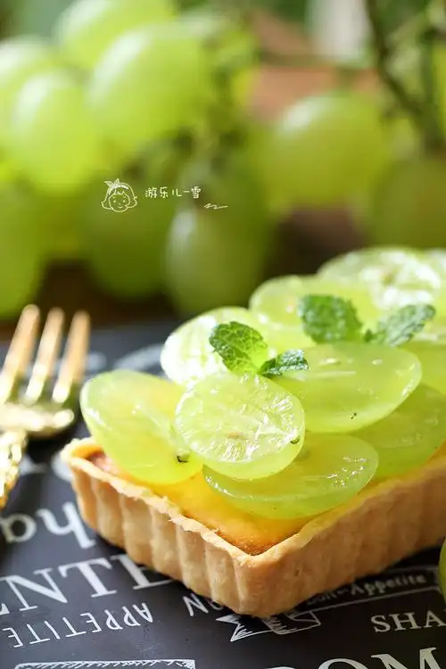 青提奶酪派葡萄多多的夏天来啦第一弹快手小甜品从奶酪派开始吧