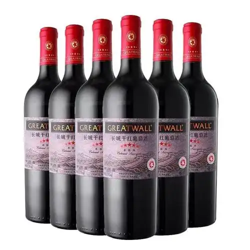 中粮长城 高级红酒五星干红赤霞珠葡萄酒13.5度750ml*6瓶整箱包邮