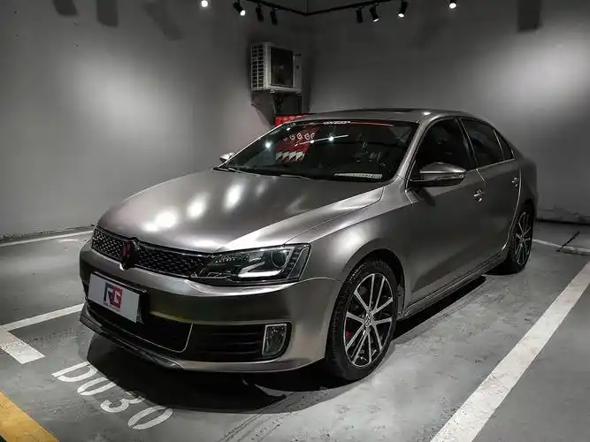 朗逸车身改色电光战斗灰 rg瑞集改色膜陕西西安加盟店出品-新浪汽车