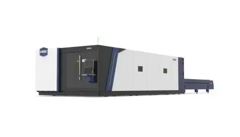 聚焦中国数控机床展览会丨宏石激光60000w高功率激光切割机展现技术新