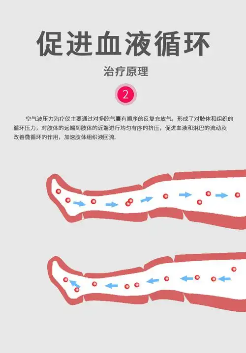 罗脉空气波压力理疗仪医用静脉曲张小腿部按摩器家用气压治疗仪 主机