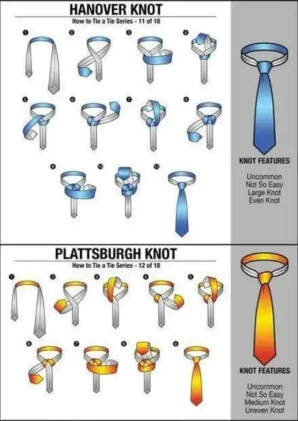 实用技能#18种领带打法,收藏学起来!