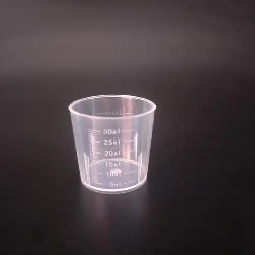 塑料量杯一次性一次性30毫升塑料量杯刻度杯l糖浆杯小药杯15ml20ml
